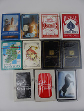 Lot of 11 Playing Cards Deck Bicycle Motor Florida Bentley JC Penney Rockwell picture