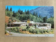 Postcard Oak-Lo Motel House of Glass Restaurant Dunsmuir CA Best Western Vintage picture