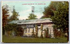 Postcard Oldest House In St. Joseph Missouri Posted 1910 picture