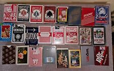 Vintage Lot 24 Decks Playing Cards Casino Bee Bicycle Aviator Advertising Casino picture