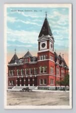 Alabama Gadsden Court House c1910 Horse Wagon Antique Postcard 1A picture