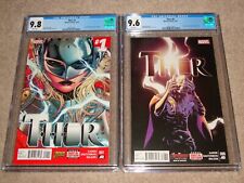 Thor (Vol. 4) #1 #8 CGC 9.8 9.6 Comic LOT 1st Print Jane Foster Appearance 2014 picture