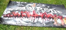 LARGE 4'x8' NIB BANNER-JUSTIN Boots--JUSTINE STAMPEDE--Horses and BOOTS  picture