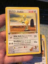 Pokémon Blaine's Doduo 1st Edition 61/132 Gym Challenge Common Card NM-MT picture