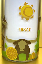 Starbucks Texas Glass Tumbler You Are Here Collection 2016 18.5oz Cold Beverage picture