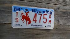 1988 Wyoming Cowboy Bucking Horse centennial 1890 excellent Condition picture