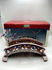 Lemax Village Collection Dickensvale Wooden Footbridge Vintage 1991 Christmas picture