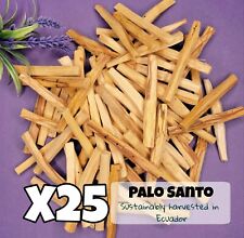 Wholesale 25 Premium Palo Santo smuding STICKS. Holy stick WOOD INCENSE  picture