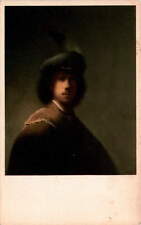 Rembrandt's self-portrait at Isabella Stewart Gardner Museum postcard picture