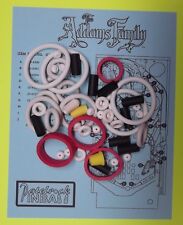 1992 Bally / Midway The Addams Family Pinball Machine Rubber Ring Kit TAF picture