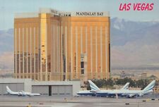The Mandalay Bay Hotel Casino, Las Vegas Nevada from Airport, Plane --- Postcard picture
