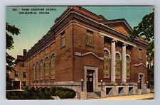 Indianapolis IN-Indiana, Third Christian Church, Antique Vintage Postcard picture