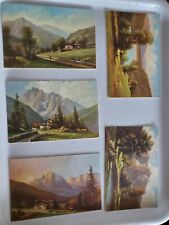 Lot Of 5 Vintage Postcards Mexico Landscapes Mountains Cabins Lakes People Sheep picture