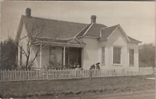 RPPC Darling Home with Children to Rabuck Family Coons Rapida IA Postcard W9 picture