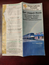Amtrak California Timetable 2003 picture