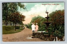 Toledo OH, Children In Riverside Park, Ohio Vintage Postcard picture