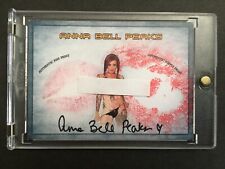 2018 Collectors Expo Model Anna Bell Peaks Autographed Kiss Card And Nip picture