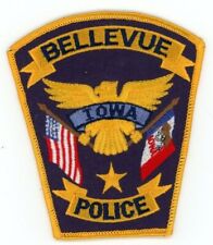 IOWA IA BELLEVUE POLICE NICE SHOULDER PATCH SHERIFF picture