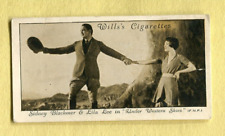 1937 W.D. & H.O WILLS CIGARETTES CINEMA STARS 3RD SERIES #46 UNDER WESTERN SKIES picture