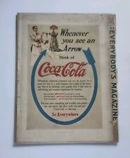 Vintage 1909 Coca Cola Advertising Tear Sheet 7.5 X 10 inches picture