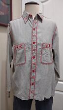 VINTAGE E&W RED BALL SANFORIZED ALL COTTON ELY & WALKER USA Womens Western Shirt picture