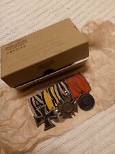 german ww1 cased medal bar picture