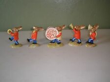 Royal Doulton Bunnykins 5 Piece Oompah Band 1983 1984 Golden Jubelee picture
