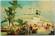 Postcard - Grace Line - Santa Rosa - Santa Paula - Ship picture