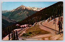 Vintage Postcard US 40 Colorado Idaho Springs Highway picture