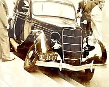 📷1930s CRASH ACCIDENT Auto Automobile Photo Photograph 4.25 x 3.25 Vintage picture
