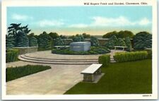 Postcard - Will Rogers Tomb and Garden - Claremore, Oklahoma picture