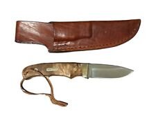 Schrade Old Timer PH2W Knife Fixed Blade Drop Point With Sheath picture