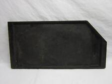 5 Sided Cast Iron Flat Top Griddle Grill with Reservoir Stove Part Old Vtg picture