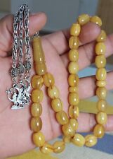 old bacalite amber faturan 10*11 mm beaitiful 33 beads old rosary picture