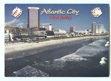 Postcard: Atlantic City, New Jersey - View of Beach and Boardwalk in Background picture