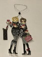 Sunset Vista Shopping Girlfriends Fabulous Christmas Ornament Wine with friends picture