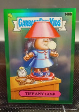 2021 Garbage Pail Kids Chrome #148b Tiffany Lamp Green Refractor 135/299 picture