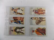 Stollwerck Trade Cards Equestrian Heroes Series 128 1899 Complete Set 6 picture