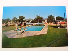 Buchanan Cottages Buchanan Dam Texas vintage postcard swimming pool picture