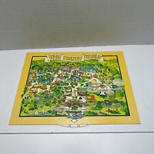 Vintage Walt Disney World Magic Kingdom 1980 Dial Guide Map (8.5