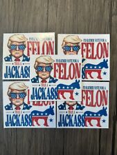 Trump Sticker, I’d Rather Vote For A Felon Sticker, Political Sticker picture