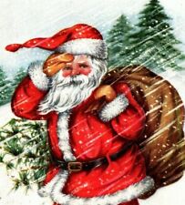 1919 Santa Claus Postcard Whitney Christmas Card Christmas Trees picture