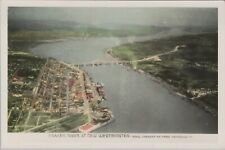 RPPC color Fraser River Westminster Royal Canadian Air Force photo postcard A937 picture