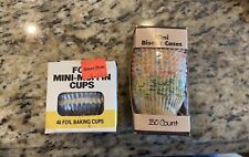 Vintage Hoan Mini Biscuit Cupcake Cases 1981 + Bonus Vintage Mini Muffin Cups picture