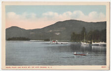c1920s~Lake George New York NY~Pearl Point~Black Mountain~Antique VTG Postcard picture