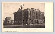 Woodbury New Jersey Green's Opera House Block Postcard UNDB picture
