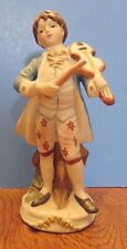 Vintage Figurine - French or Colonial Boy with Violin - Excellent picture
