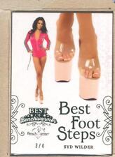 Syd Wilder 2022 Bench Warmer Best of Best Foot Steps Green Foil 3/4 picture