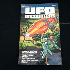 UFO ENCOUNTERS RARE 128 Page Giant Golden Press Comic 1978 picture