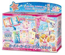 New Bandai Aikatsu Stars DX Card Manufacturer & Corde File Set from Japan F/S picture